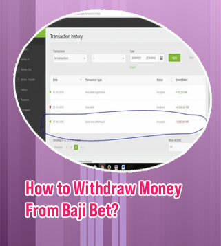 How to withdraw money from baji bet without bank account